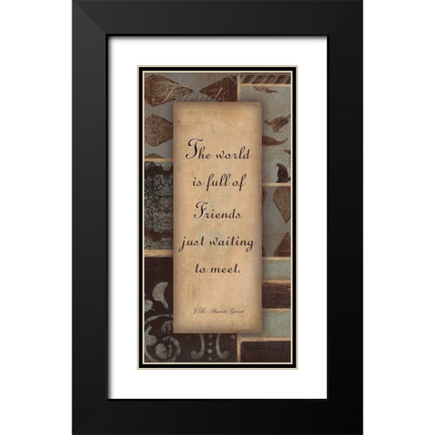 . Black Modern Wood Framed Art Print with Double Matting by Haynes, Smith