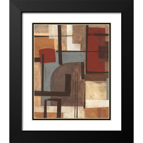 . Black Modern Wood Framed Art Print with Double Matting by Haynes, Smith