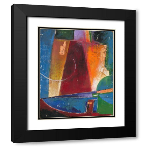 . Black Modern Wood Framed Art Print with Double Matting by Haynes, Smith