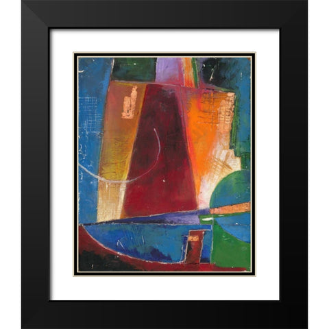 . Black Modern Wood Framed Art Print with Double Matting by Haynes, Smith