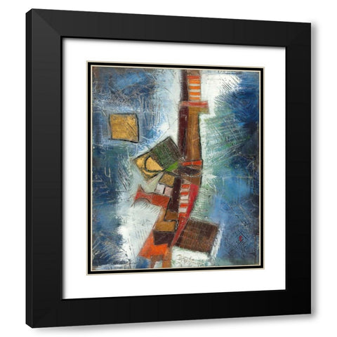. Black Modern Wood Framed Art Print with Double Matting by Haynes, Smith