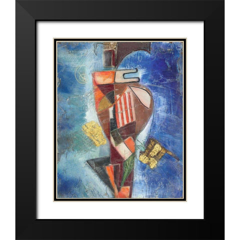 . Black Modern Wood Framed Art Print with Double Matting by Haynes, Smith