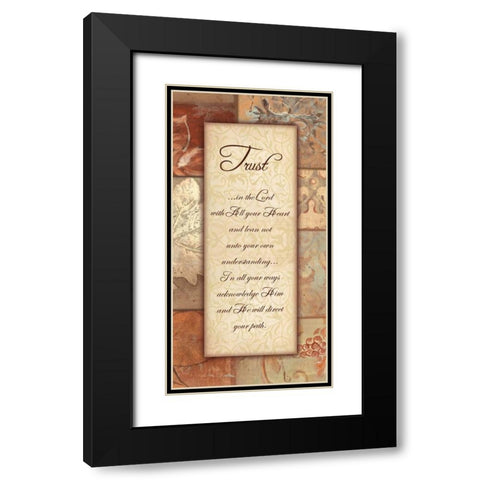 . Black Modern Wood Framed Art Print with Double Matting by Haynes, Smith
