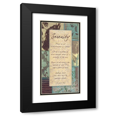 . Black Modern Wood Framed Art Print with Double Matting by Haynes, Smith