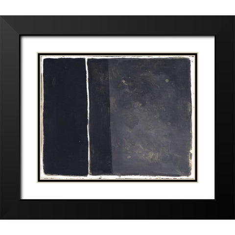 Shared Corners Black Modern Wood Framed Art Print with Double Matting by Haynes, Smith