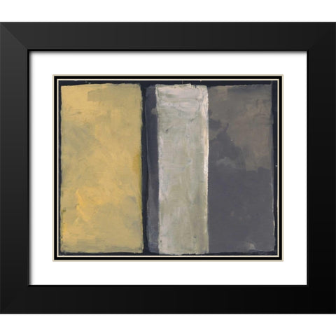 Shared Spaces Black Modern Wood Framed Art Print with Double Matting by Haynes, Smith