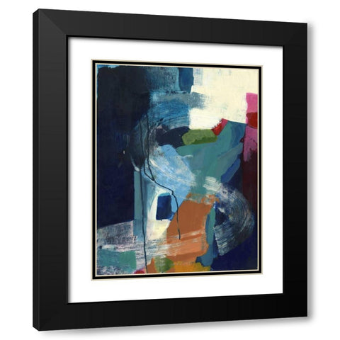 Samuel Black Modern Wood Framed Art Print with Double Matting by Haynes, Smith