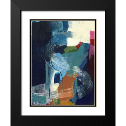 Samuel Black Modern Wood Framed Art Print with Double Matting by Haynes, Smith