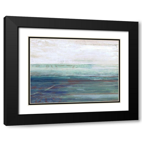 More Horizons B2 Black Modern Wood Framed Art Print with Double Matting by Haynes, Smith