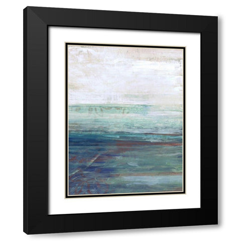 More Horizons Black Modern Wood Framed Art Print with Double Matting by Haynes, Smith
