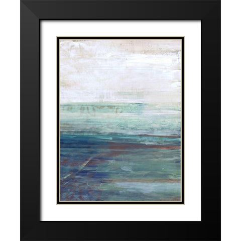More Horizons Black Modern Wood Framed Art Print with Double Matting by Haynes, Smith