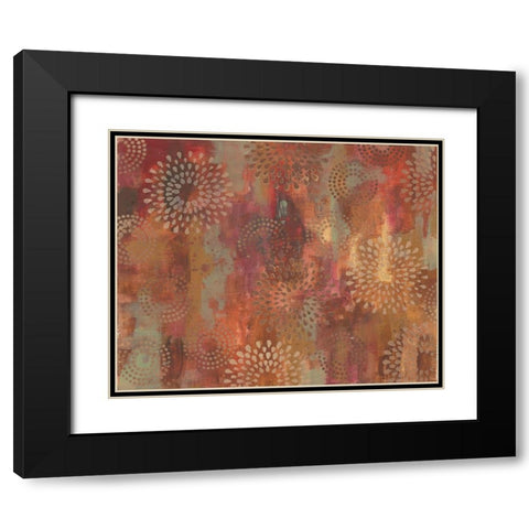 Spice Burst Kudos Black Modern Wood Framed Art Print with Double Matting by Haynes, Smith