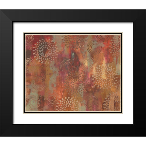 Spice Burst Kudos Black Modern Wood Framed Art Print with Double Matting by Haynes, Smith