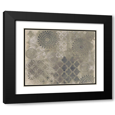 Kudos in Grey Black Modern Wood Framed Art Print with Double Matting by Haynes, Smith