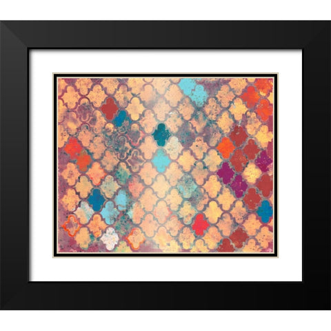 Turning Warm Black Modern Wood Framed Art Print with Double Matting by Haynes, Smith