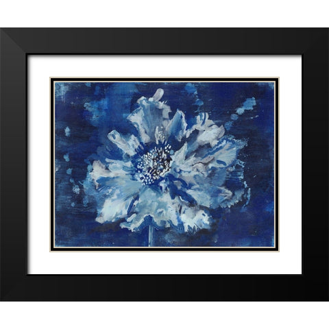 Ocean Blast 1 Black Modern Wood Framed Art Print with Double Matting by Haynes, Smith