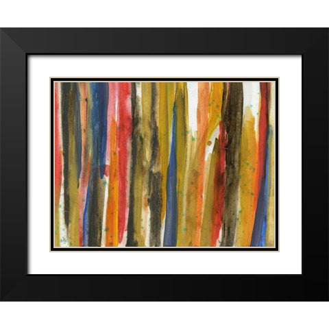 DUMBO Apartment Black Modern Wood Framed Art Print with Double Matting by Haynes, Smith