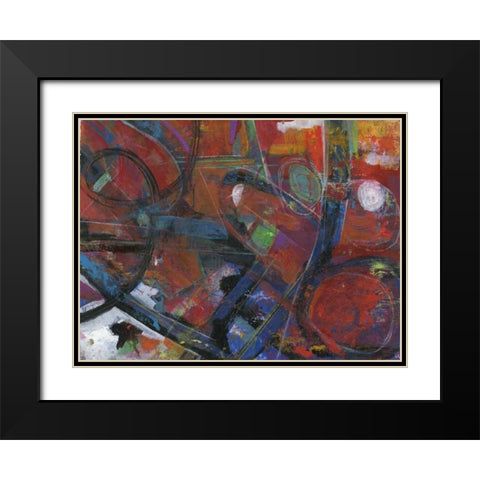 Musical Integrity Black Modern Wood Framed Art Print with Double Matting by Haynes, Smith