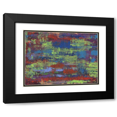 Chalky Scene Black Modern Wood Framed Art Print with Double Matting by Haynes, Smith