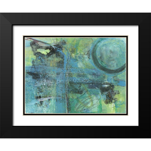 Envious Thoughts Black Modern Wood Framed Art Print with Double Matting by Haynes, Smith
