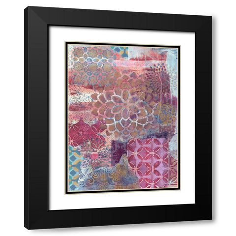 Bohemian Passion Black Modern Wood Framed Art Print with Double Matting by Haynes, Smith