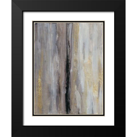 Narrow Hall Black Modern Wood Framed Art Print with Double Matting by Haynes, Smith