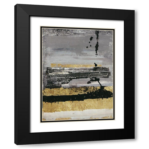 Shadowed Shelter Black Modern Wood Framed Art Print with Double Matting by Haynes, Smith