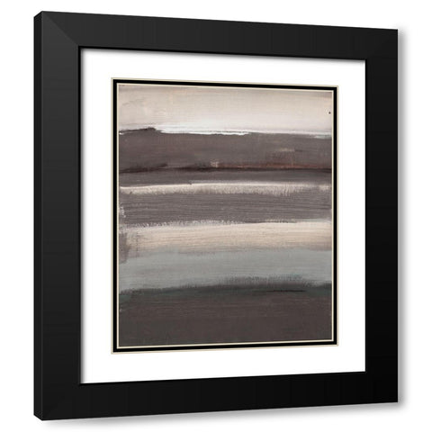 Cool Desert Black Modern Wood Framed Art Print with Double Matting by Haynes, Smith