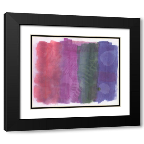 Fossil Color Splash Black Modern Wood Framed Art Print with Double Matting by Haynes, Smith