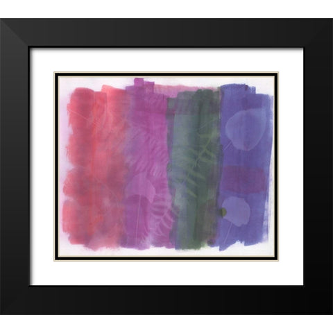 Fossil Color Splash Black Modern Wood Framed Art Print with Double Matting by Haynes, Smith