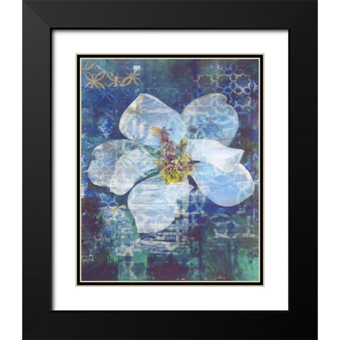 Structured Sea 1 Black Modern Wood Framed Art Print with Double Matting by Haynes, Smith