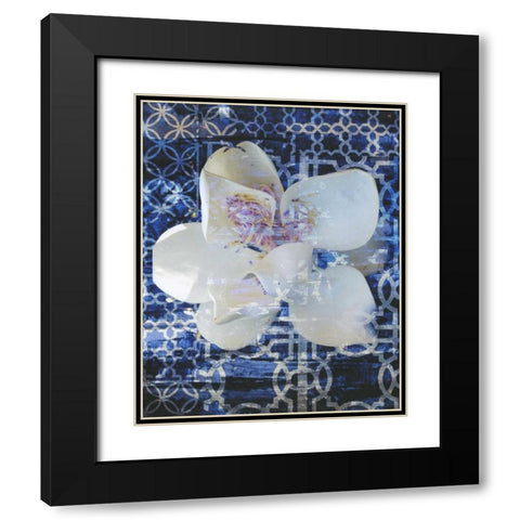Structured Sea 3 Black Modern Wood Framed Art Print with Double Matting by Haynes, Smith