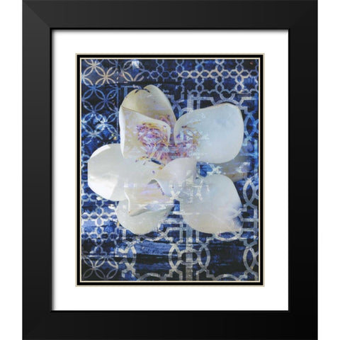 Structured Sea 3 Black Modern Wood Framed Art Print with Double Matting by Haynes, Smith