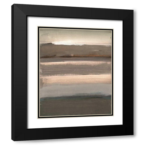 Scorching Desert Black Modern Wood Framed Art Print with Double Matting by Haynes, Smith