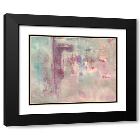Cotton Candy Clouds Black Modern Wood Framed Art Print with Double Matting by Haynes, Smith