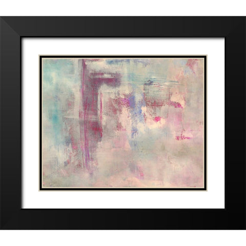 Cotton Candy Clouds Black Modern Wood Framed Art Print with Double Matting by Haynes, Smith