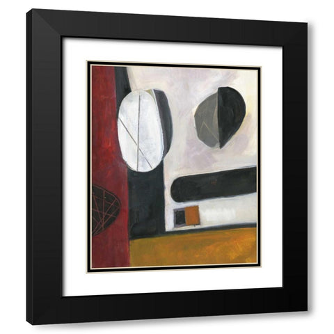 Stereo Beats Black Modern Wood Framed Art Print with Double Matting by Haynes, Smith