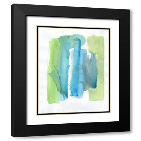 Threes A Crowd Black Modern Wood Framed Art Print with Double Matting by Haynes, Smith