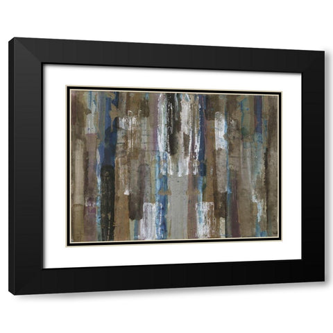 Inpes Vertere Black Modern Wood Framed Art Print with Double Matting by Haynes, Smith
