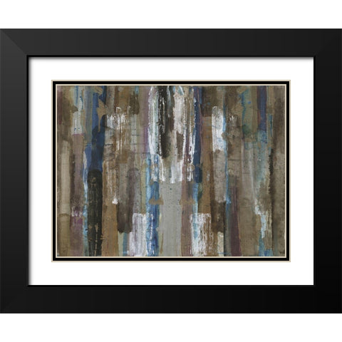 Inpes Vertere Black Modern Wood Framed Art Print with Double Matting by Haynes, Smith
