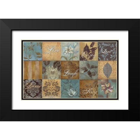 . Black Modern Wood Framed Art Print with Double Matting by Haynes, Smith