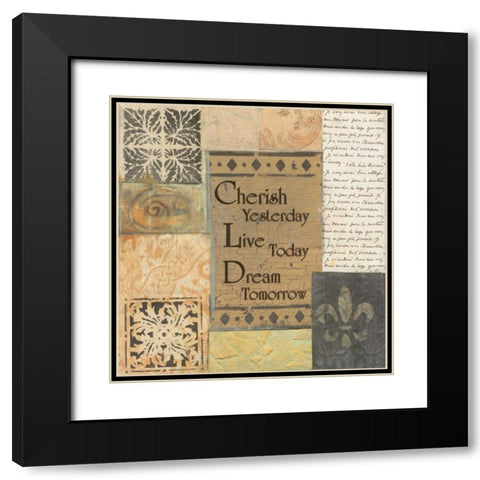 . Black Modern Wood Framed Art Print with Double Matting by Haynes, Smith