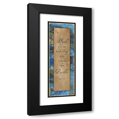 Make Possible Autumn Blooms Black Modern Wood Framed Art Print with Double Matting by Haynes, Smith