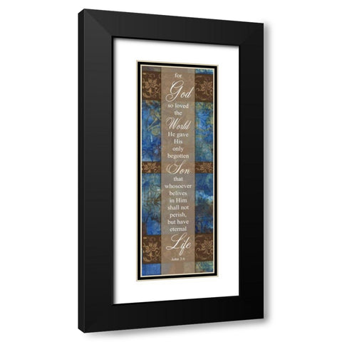 Begotten Son Winter Rain Black Modern Wood Framed Art Print with Double Matting by Haynes, Smith