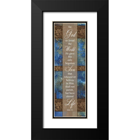 Begotten Son Winter Rain Black Modern Wood Framed Art Print with Double Matting by Haynes, Smith