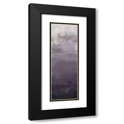 Lavenday Peek B Black Modern Wood Framed Art Print with Double Matting by Haynes, Smith