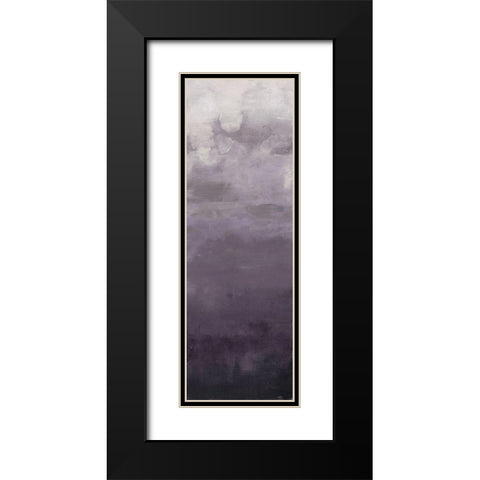 Lavenday Peek B Black Modern Wood Framed Art Print with Double Matting by Haynes, Smith