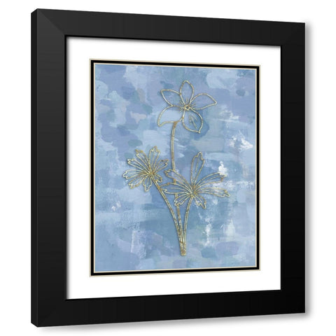 Simple Vintage 1 Black Modern Wood Framed Art Print with Double Matting by Haynes, Smith