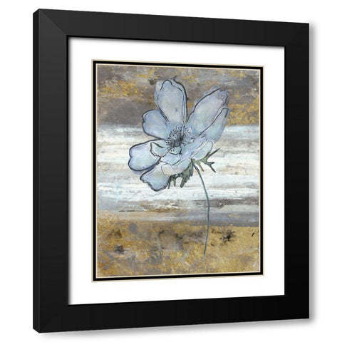 Anemone Fastlane Black Modern Wood Framed Art Print with Double Matting by Haynes, Smith