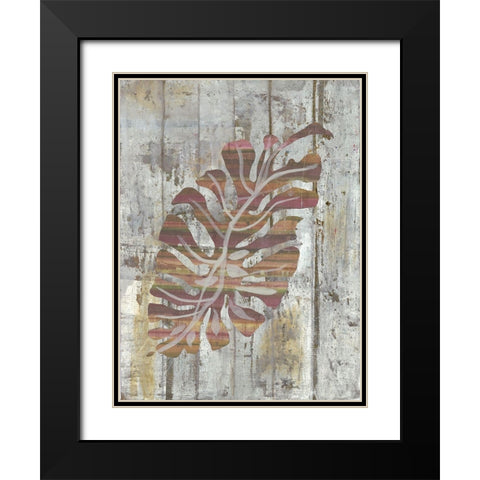 Equator Door Black Modern Wood Framed Art Print with Double Matting by Haynes, Smith